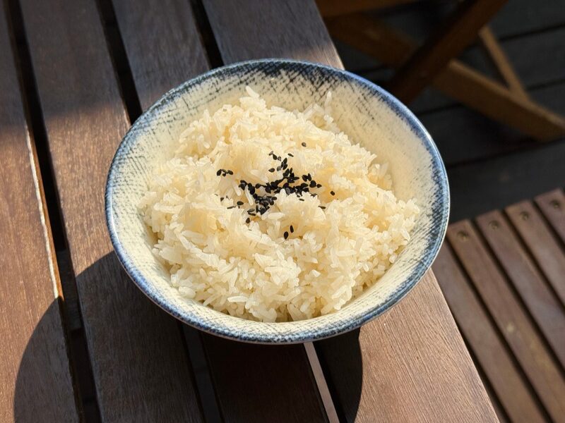 Steamed rice