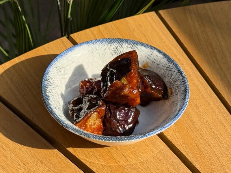 Fried eggplant