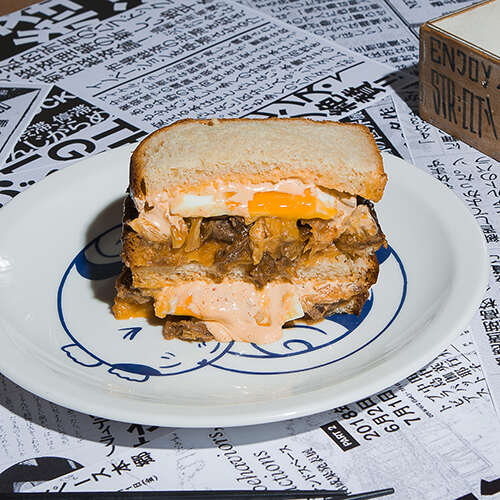 Katsu Sando with veal