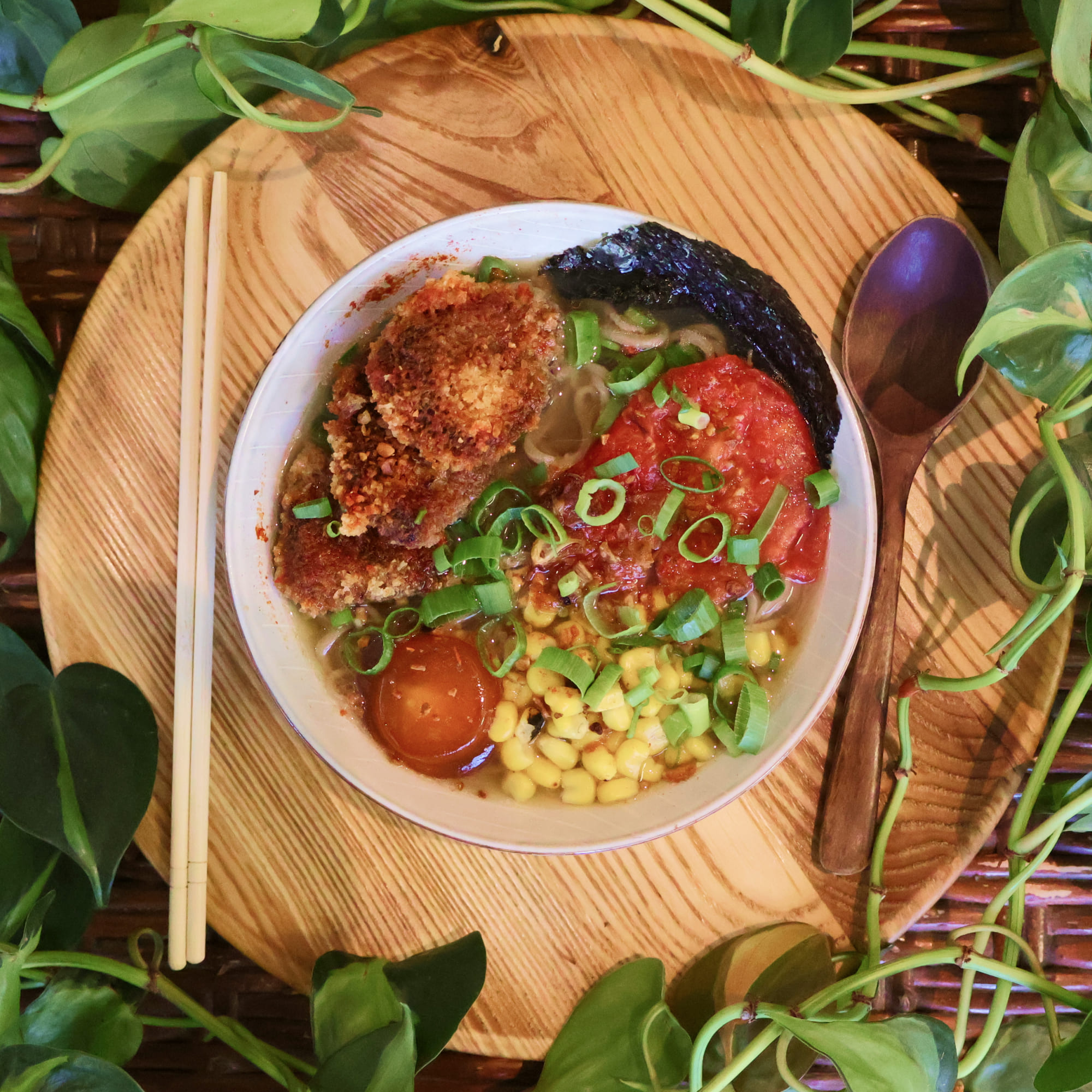 Chicken Shio Ramen with nuggets