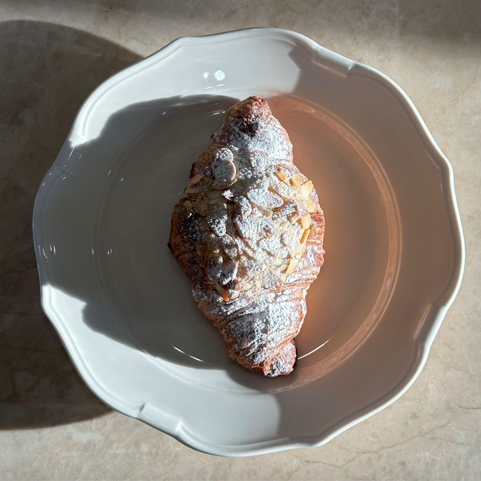 Almond croissant