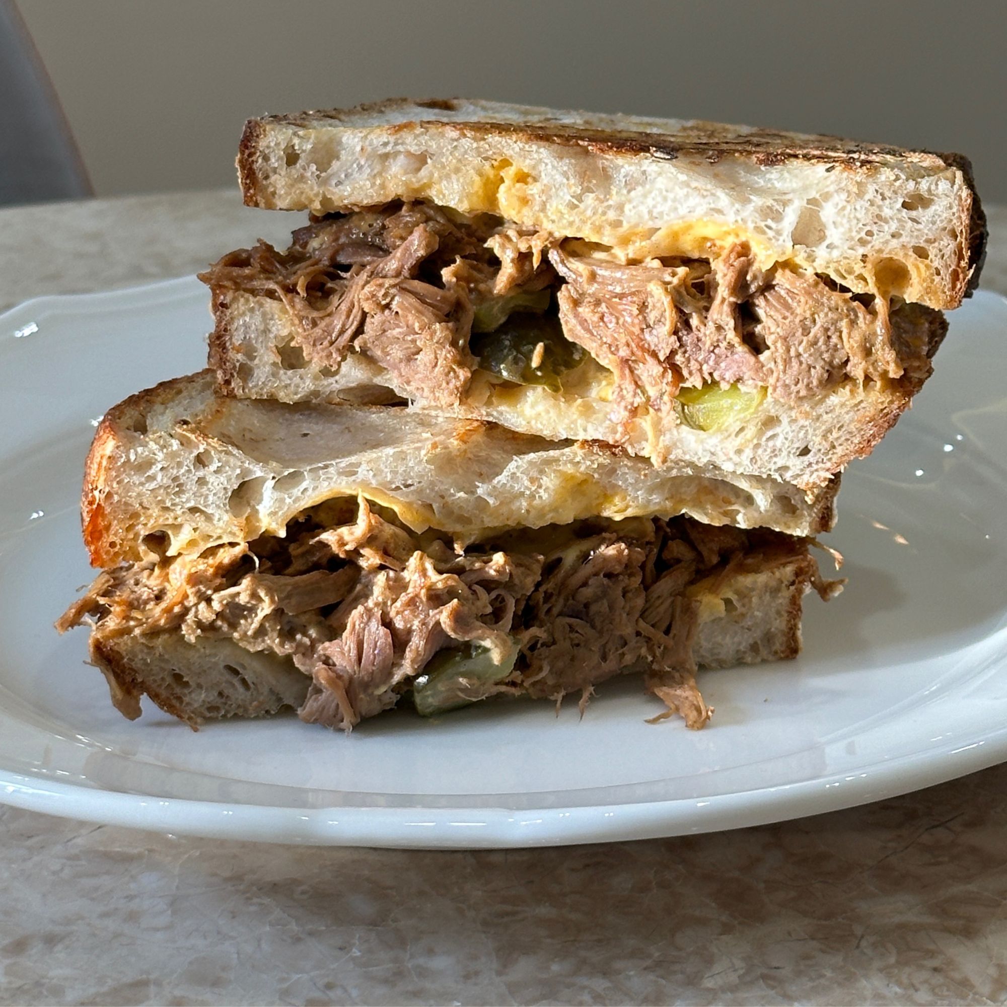 Sandwich with veal