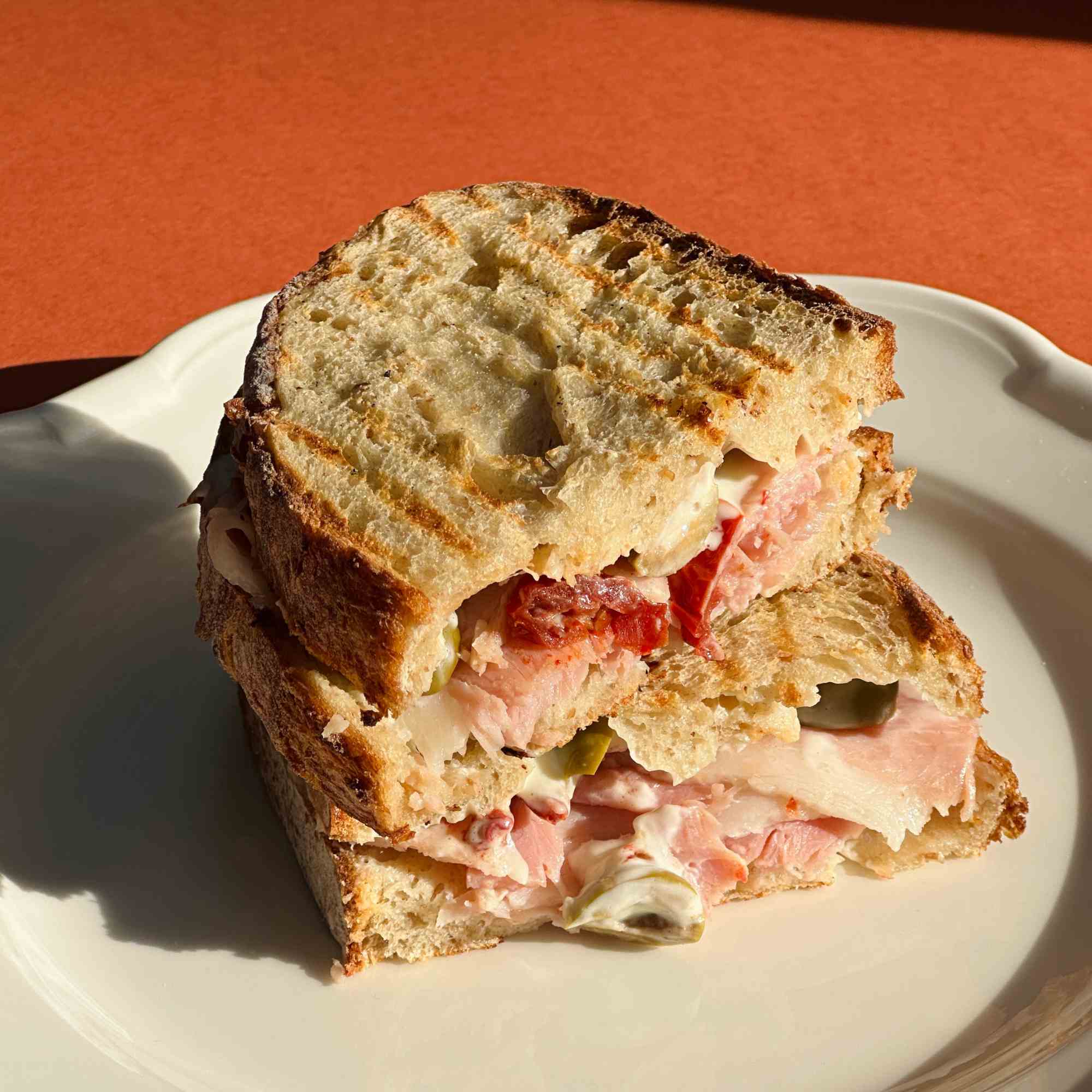 SANDWICH with prosciutto