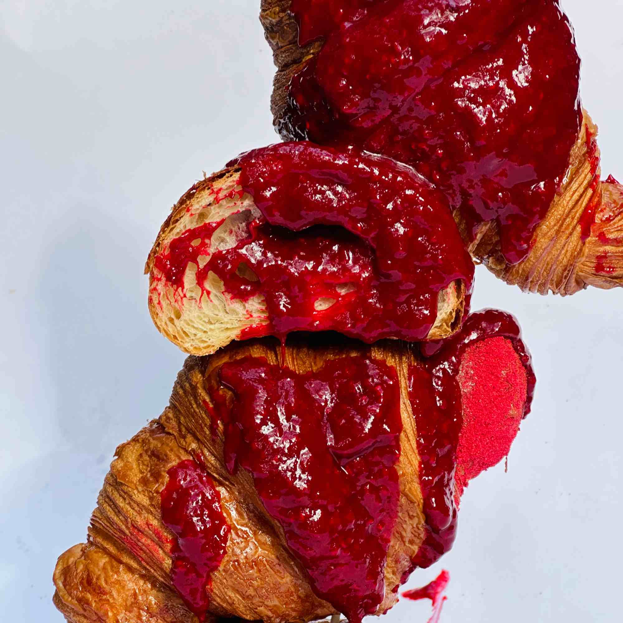 Raspberry Croissant